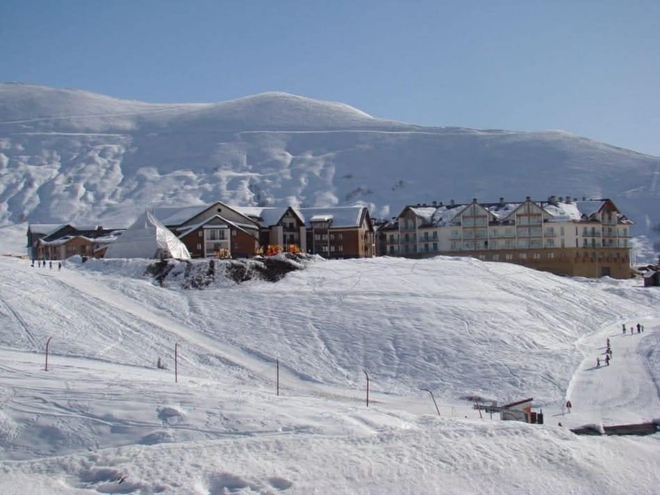 Gudauri Ski resort in winter