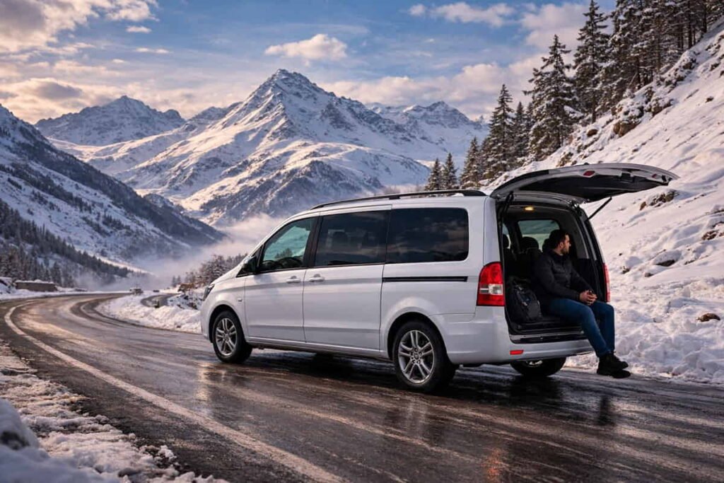 Private transfer car from Tbilisi Airport to Gudauri