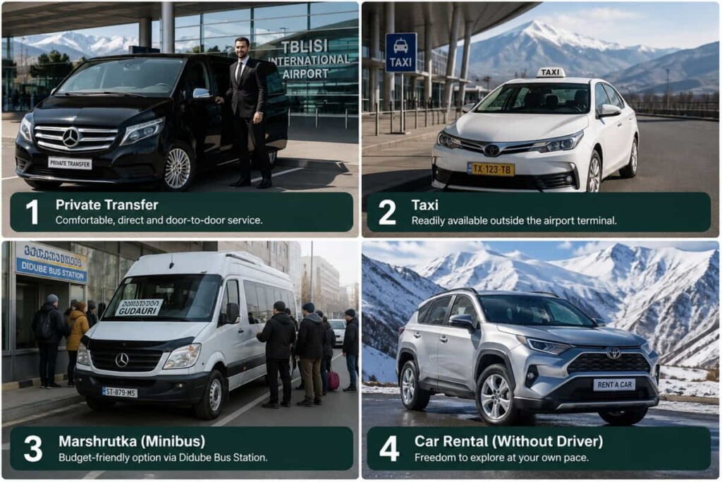 Best Ways to Get to Gudauri from Tbilisi Airport
