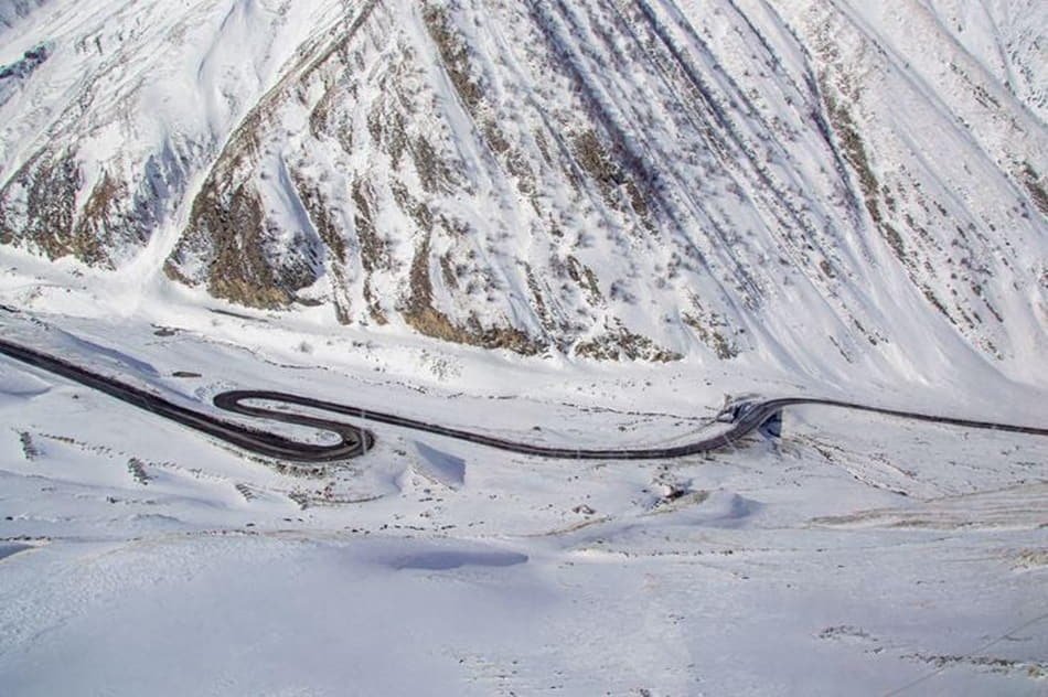 Tbilisi to Gudauri road