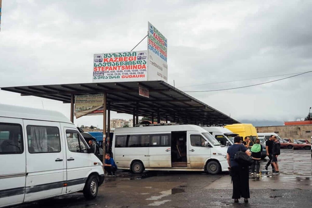 Shared marshrutka minibus from Tbilisi to Gudauri